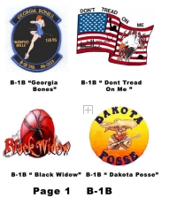 B-1B Nose Art for mini helmets