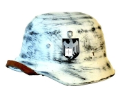 Helmet winter white with Luftwaffe decal