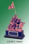 U.S.M.C. flag raiseing award U.S.M.C. flag raiseing award