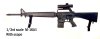 M-16A1 rifle with scope
