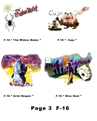 F-16 Nose Art for mini helmets-9