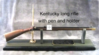 Kentucky long Rifle desk set