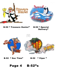 Aircraft nose art for the B-52 Bomber