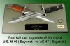 U.S. Army Bayonet wall plaque