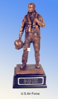 U.S.Aviator standing