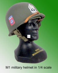 M1 U.S. Army 1/4 scale helmet 82 airborne