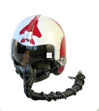 1/8th Red and White helmet