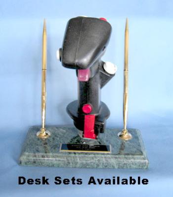 Stick Grip on marble desk set with pens ( any model)