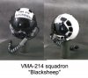 1/6 US Navy helmet VMA-214 sq