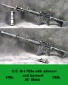 1/6 th M-14 with silencer & Bayonet all metal