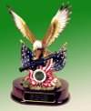 Flying Eagle holding an M 1 Garand Rifle US Army pin