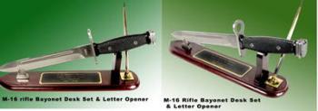 M-16 Bayonet Rifle letter opener/ award