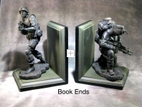 Soldier book ends Army