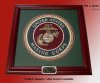 U.S.M.C.Tapestry wall plaque presentation ( not a Photo )