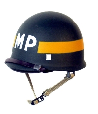 US 1/6th MP Helmet Yellow band