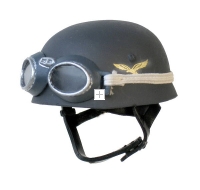 German 1/6th Luftwaffe paratrooper helmet with goggles