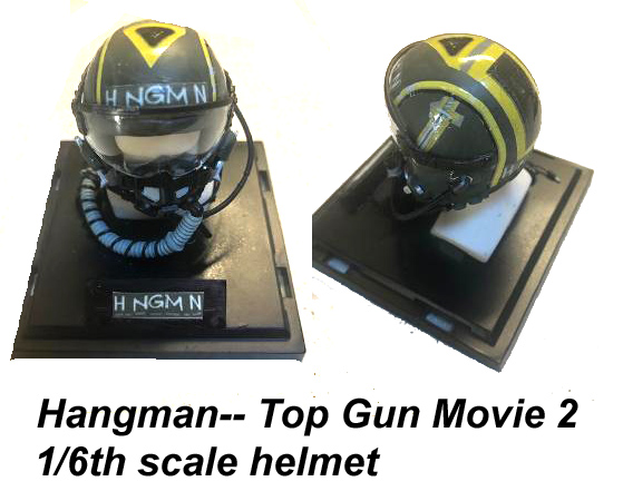 Top Gun mini helmet ( Hangman) from 2nd movie [mh-337] - $79.95 : Military  Presentations